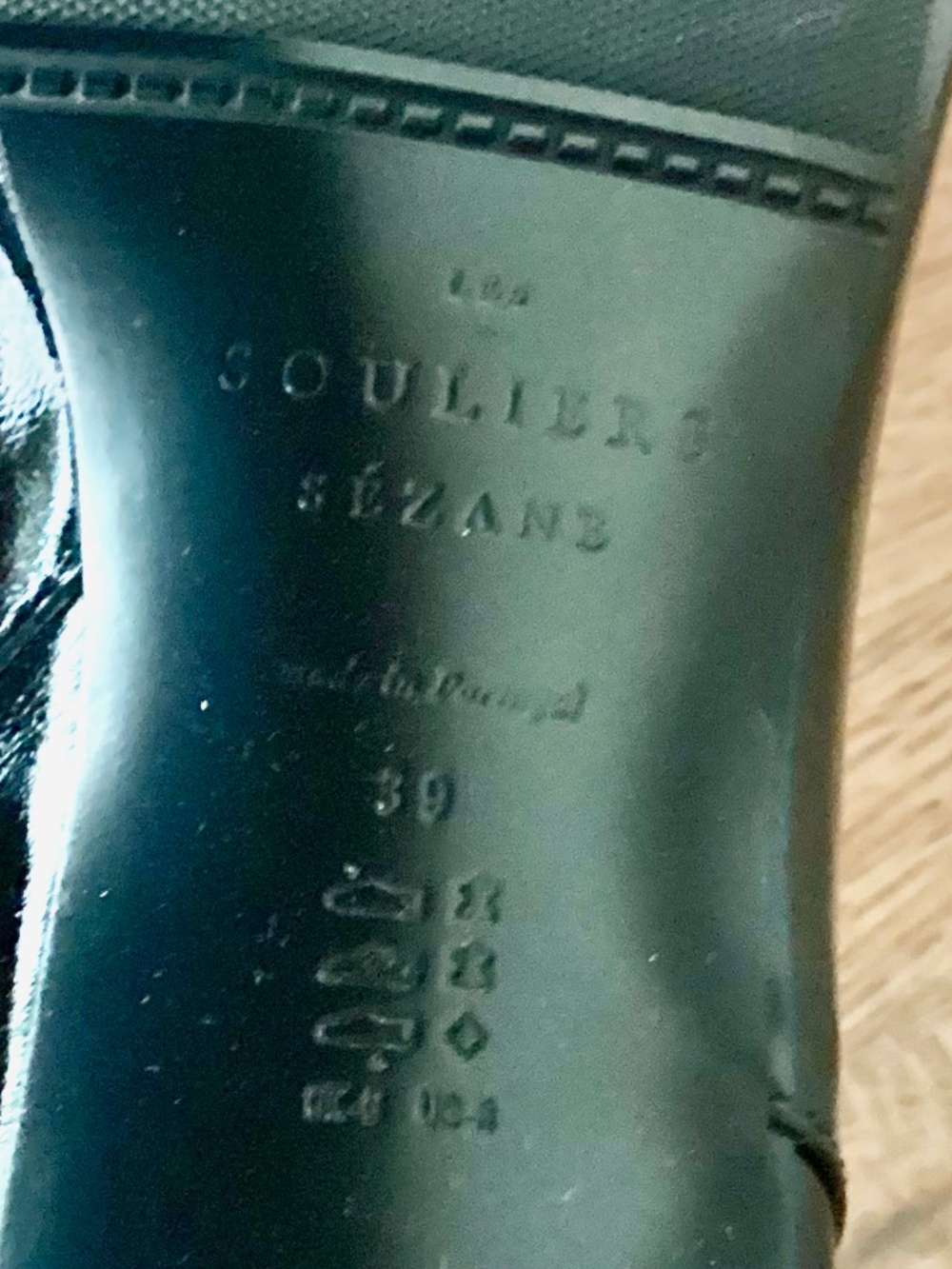 Sezane Garance Ankle Boots Patent Black - Booties Patent Leather - Size 8 - Picture 2 of 5
